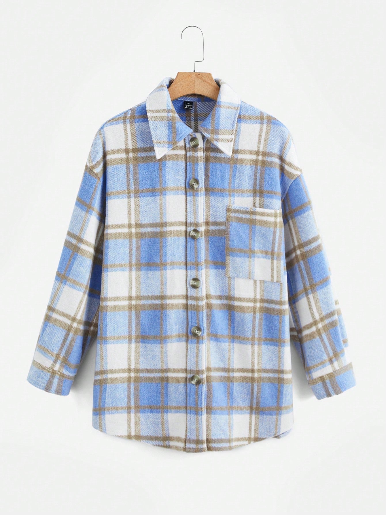 Casaco Xadrez Ice Blue