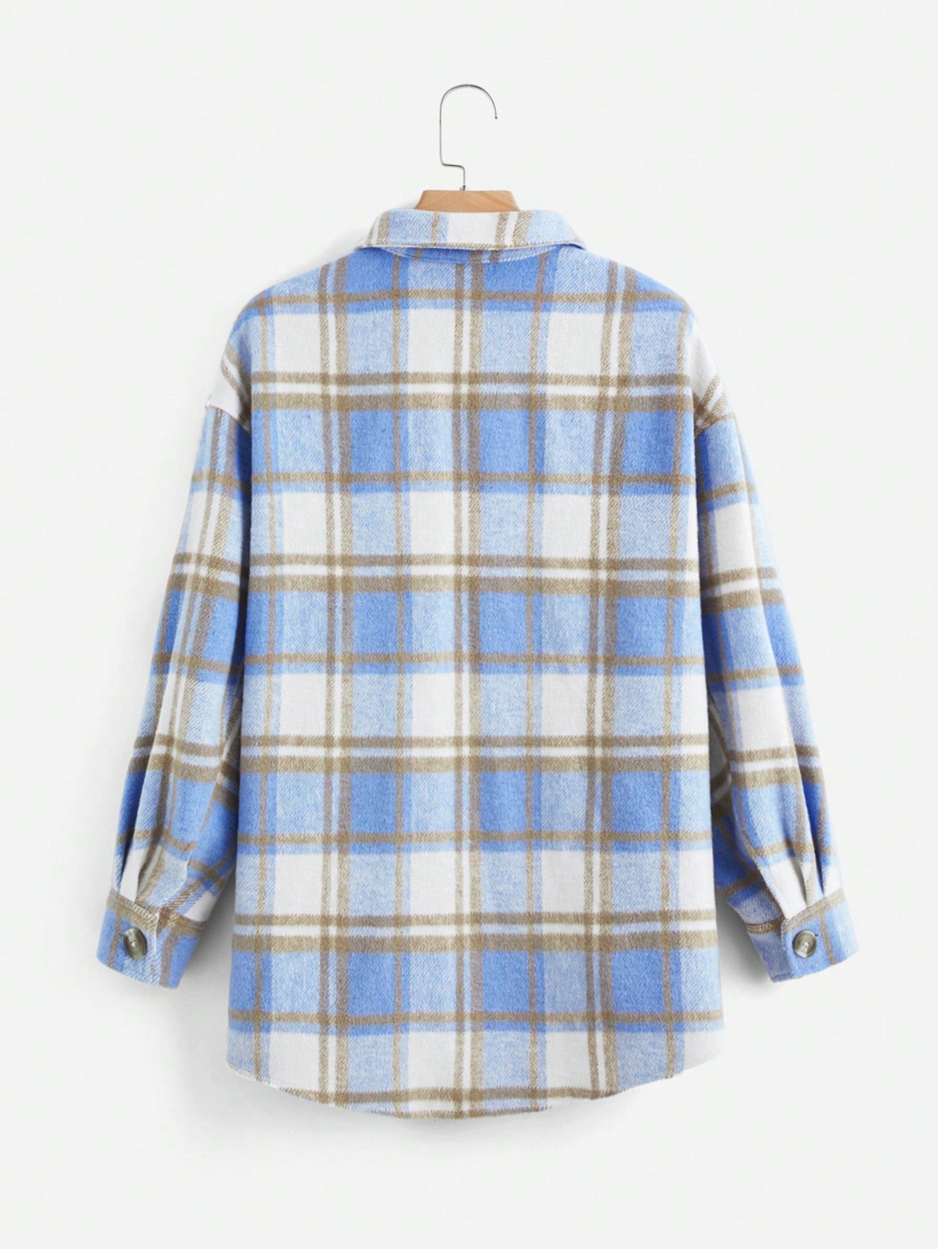 Casaco Xadrez Ice Blue