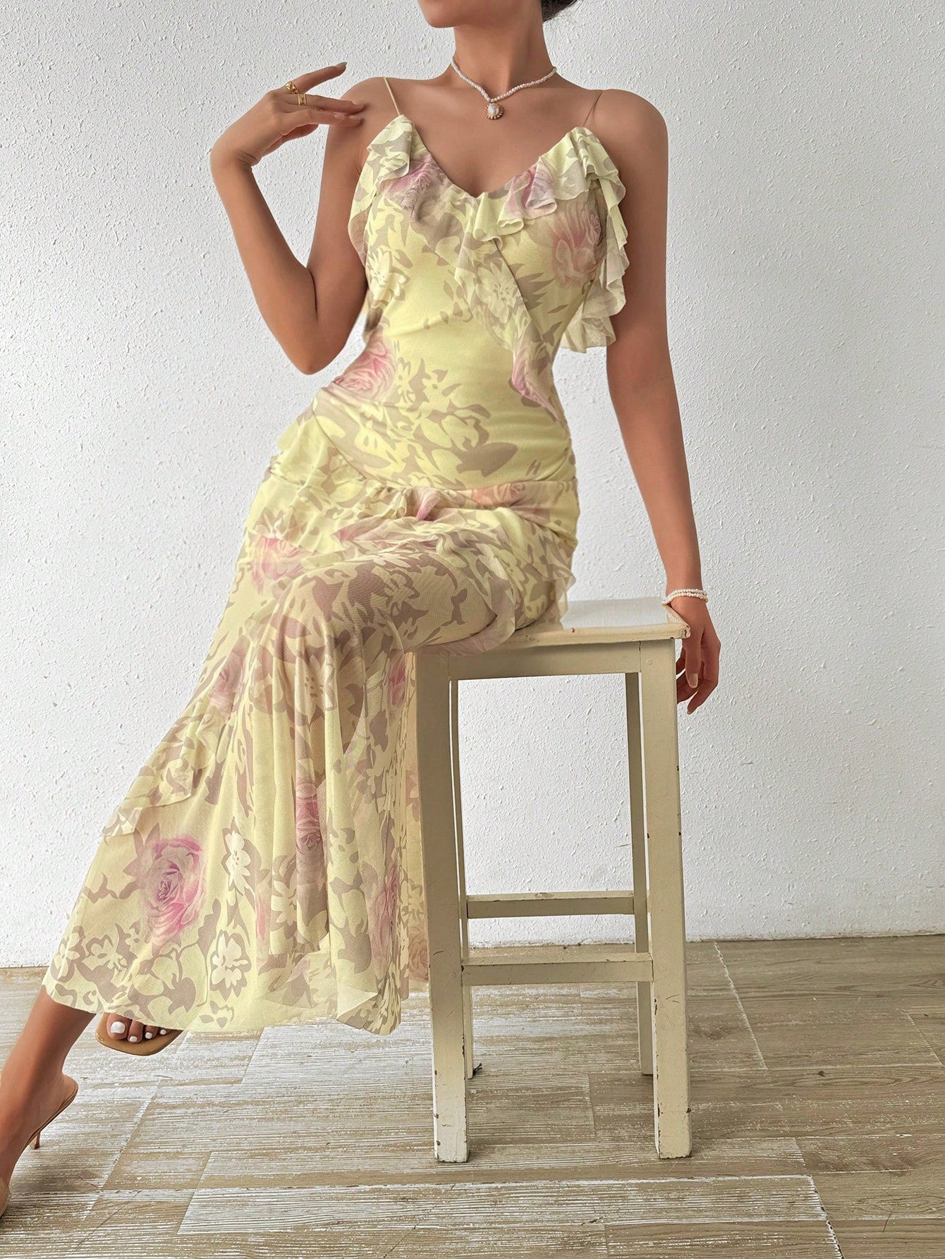 Vestido Longo Floral