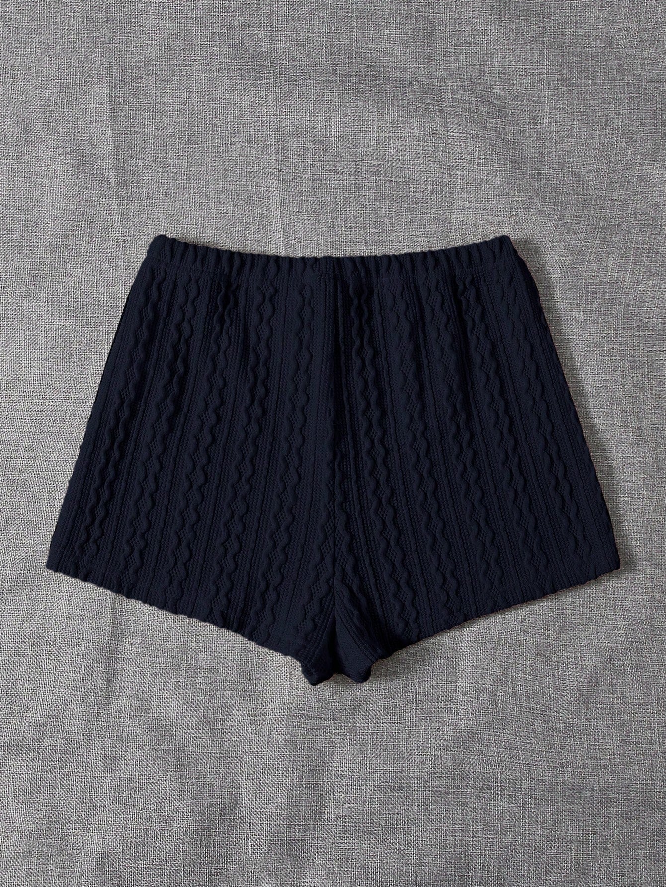 Shorts Linho Marine Blue