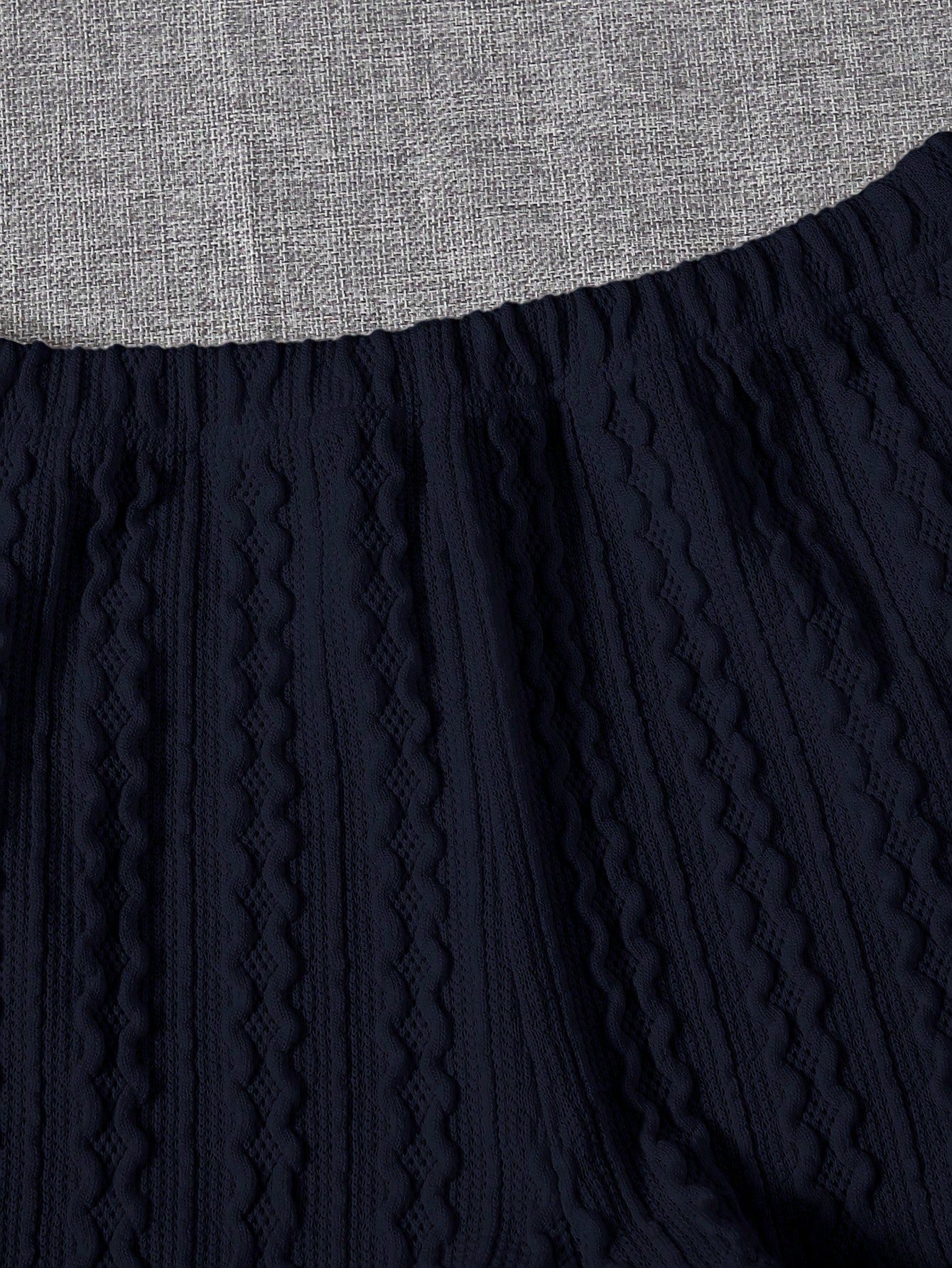 Shorts Linho Marine Blue