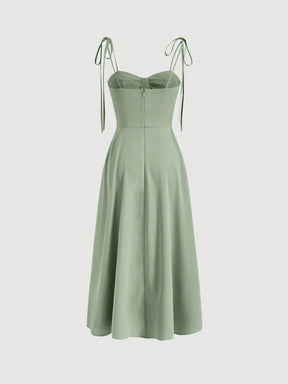 Vestido Longo Olive Green