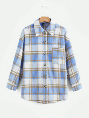 Casaco Xadrez Ice Blue