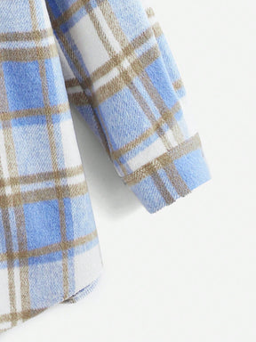 Casaco Xadrez Ice Blue