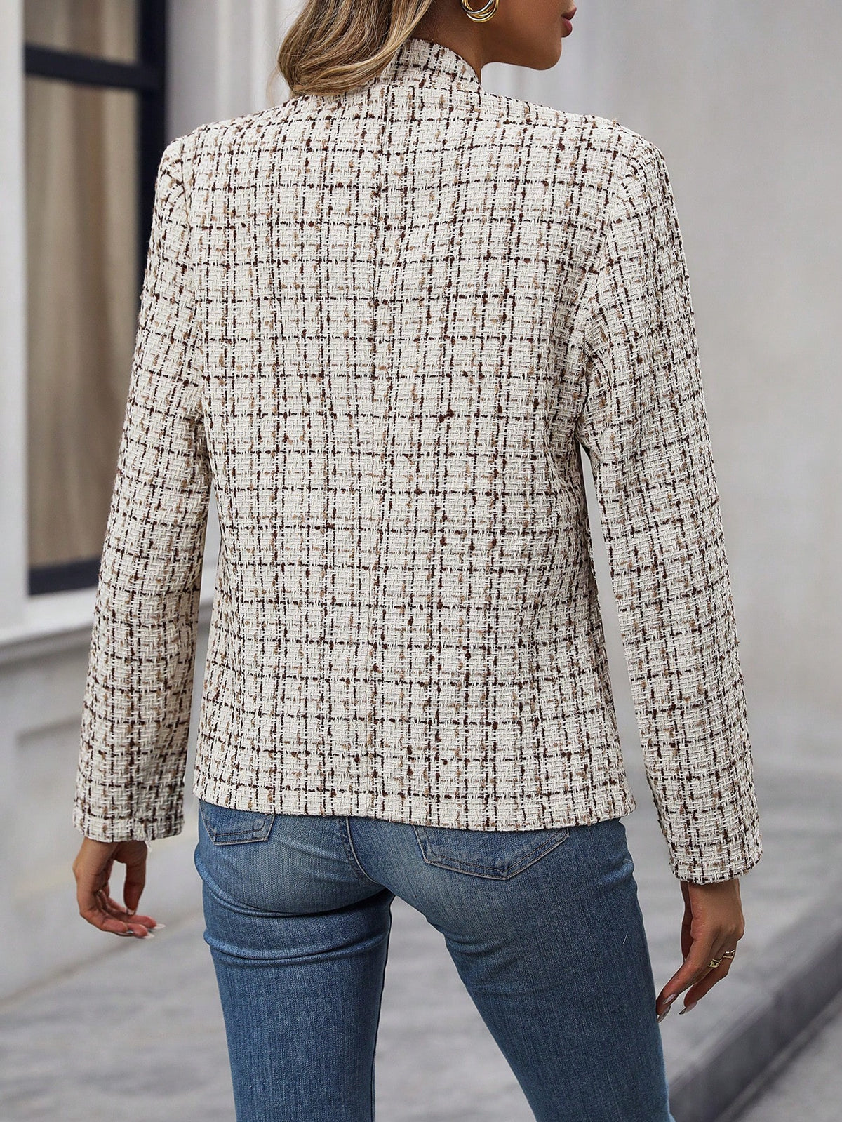 Blazer Feminino Xadrez