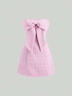 Vestido Curto Ruban Rose