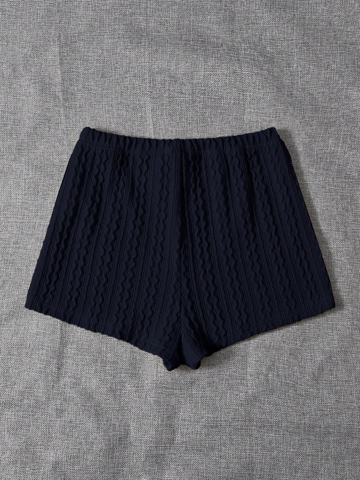 Shorts Linho Marine Blue